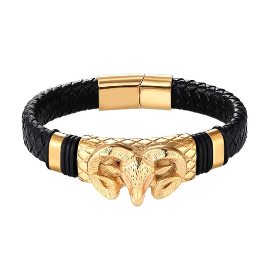 Men's Constellation Stainless Steel Braided Bracelet - Mateo Starr