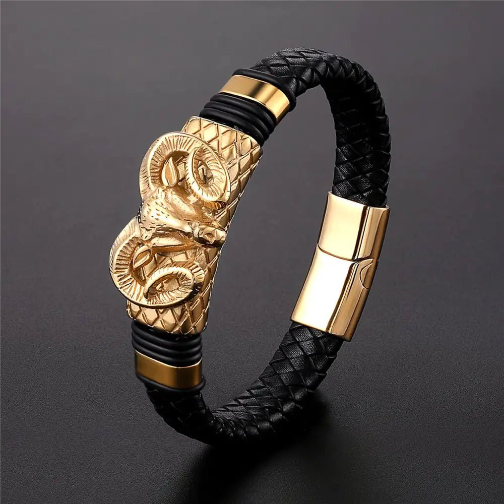 Men's Constellation Stainless Steel Braided Bracelet - Mateo Starr