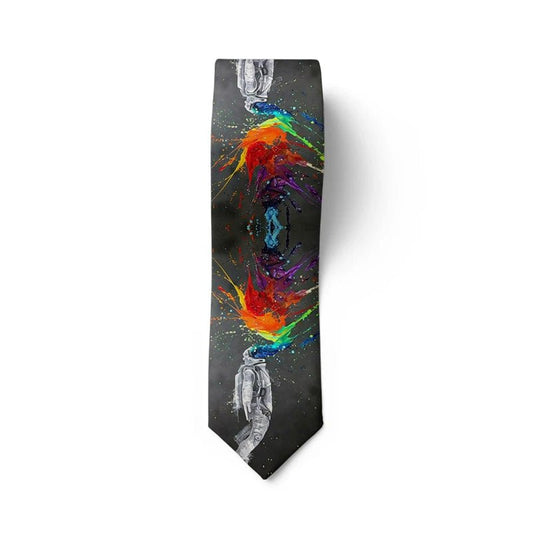 Men's Necktie Novelty Printed Casual Party - Mateo Starr