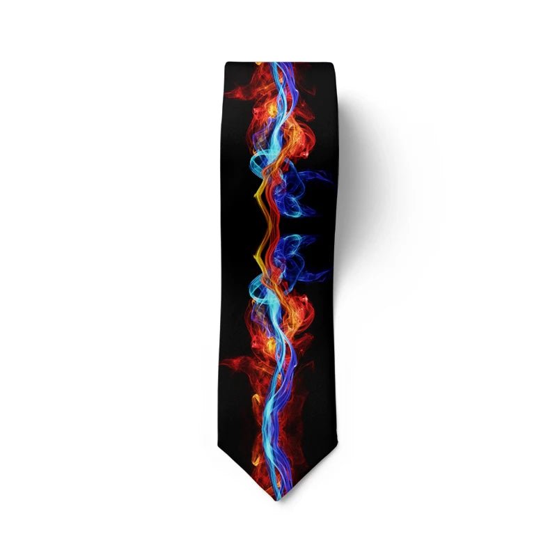 Men's Necktie Novelty Printed Casual Party - Mateo Starr