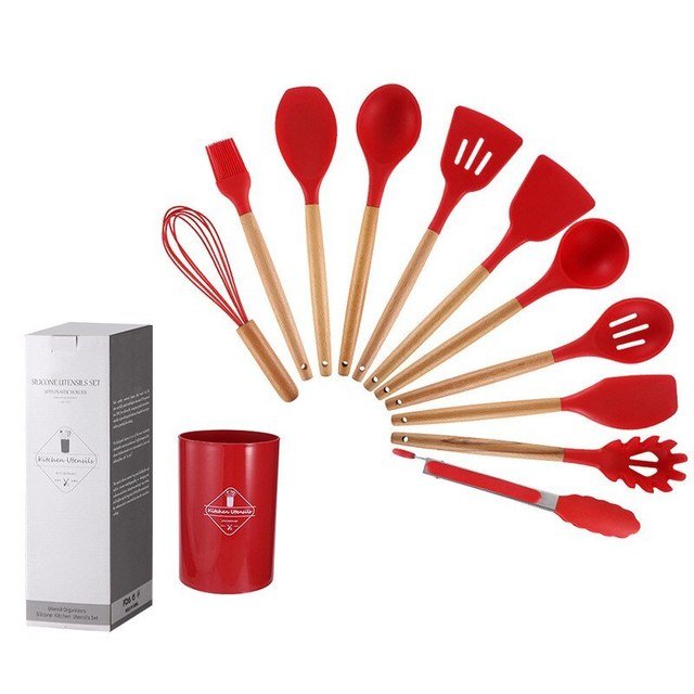 Non Stick Pot Spatula And Spoon - Mateo Starr