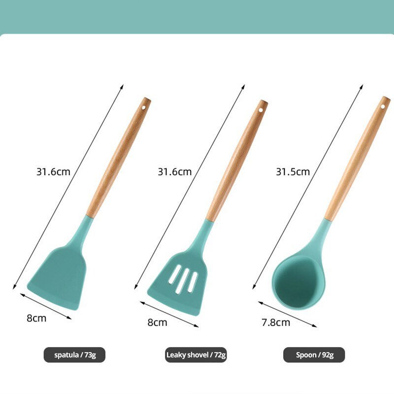 Non Stick Pot Spatula And Spoon - Mateo Starr