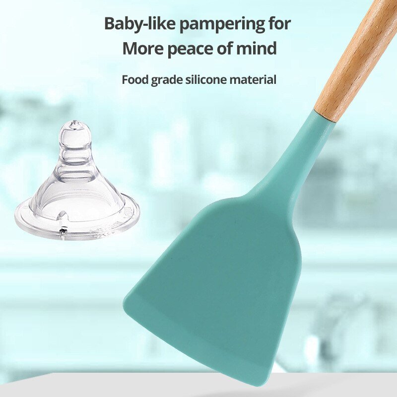 Non Stick Pot Spatula And Spoon - Mateo Starr