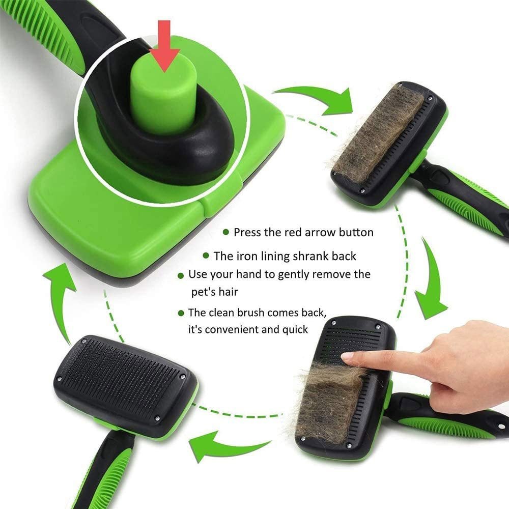 Self Cleaning Dog Brush - Mateo Starr