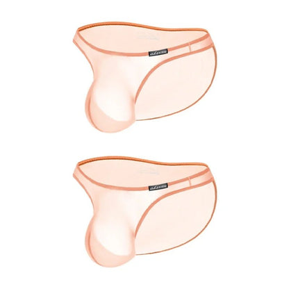 Sexy Gay Men Underwear Jockstrap Low - rise Pouch Transparent Bikini Thongs String - Mateo Starr