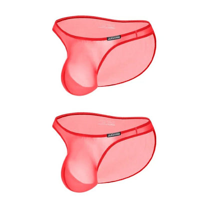 Sexy Gay Men Underwear Jockstrap Low - rise Pouch Transparent Bikini Thongs String - Mateo Starr
