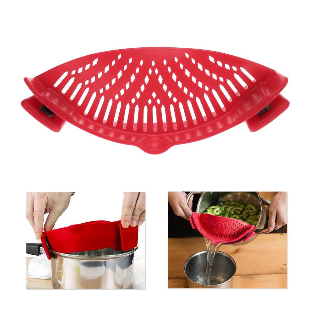 Silicone Kitchen Snap N Strain Filter - Mateo Starr