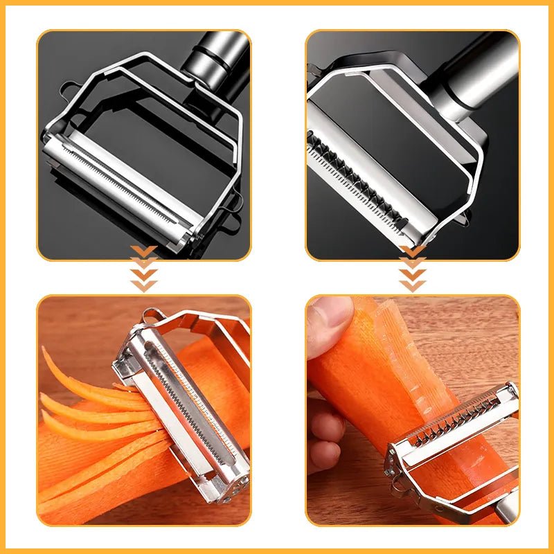 Stainless Steel Kitchen Vegetable Peeler - Mateo Starr