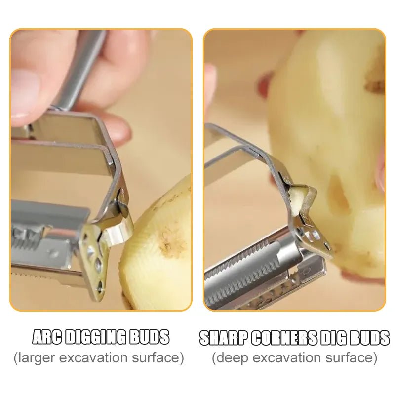 Stainless Steel Kitchen Vegetable Peeler - Mateo Starr