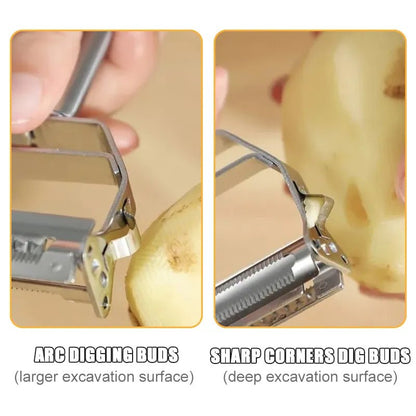 Stainless Steel Kitchen Vegetable Peeler - Mateo Starr