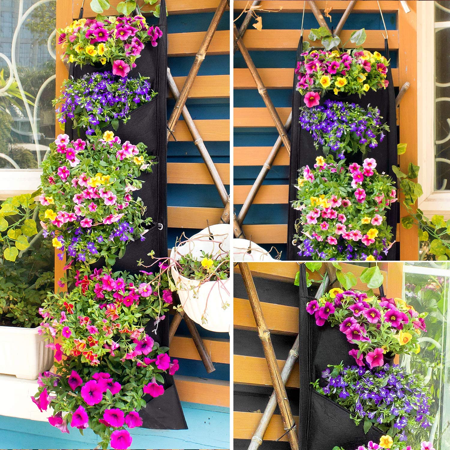 Vertical Hanging Garden Flower Pots - Mateo Starr