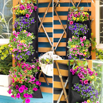 Vertical Hanging Garden Flower Pots - Mateo Starr