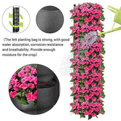 Vertical Hanging Garden Flower Pots - Mateo Starr