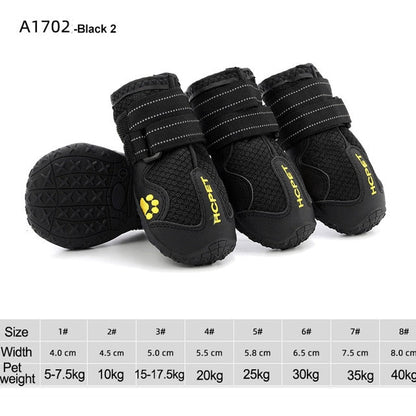 Waterproof Reflective Dog Boots - Mateo Starr