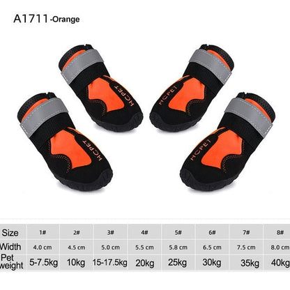 Waterproof Reflective Dog Boots - Mateo Starr